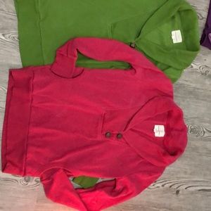 Banana Republic pocketed pull over sweater x2